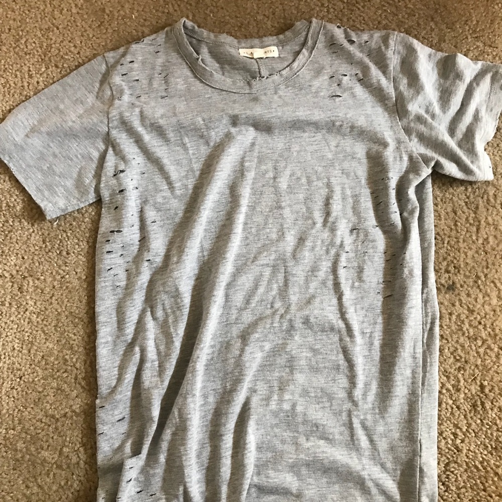 Grey Hollister shirt